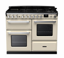 Load image into Gallery viewer, Falcon ESTEL DELUXE 110CM DUAL FUEL FREESTANDING COOKER CHROME PROVING
