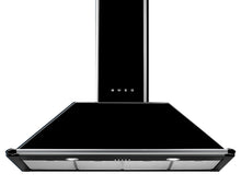 Load image into Gallery viewer, SMEG Victoria Wallmount Canopy Chimney Rangehood 110cm Black
