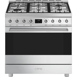 Smeg Classic 90cm Freestanding Cooker with Gas Cooktop