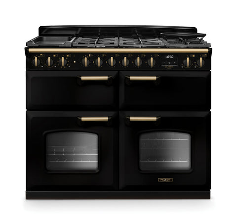 Classic Deluxe 110 Dual Fuel-Slow cook cavity, Antique Brass