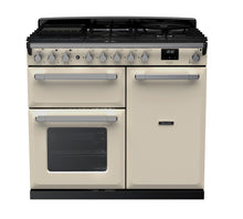 Load image into Gallery viewer, Falcon ESTEL DELUXE 100CM DUAL FUEL FREESTANDING COOKER CHROME
