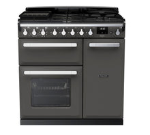 Load image into Gallery viewer, Falcon ESTEL DELUXE 90CM DUAL FUEL FREESTANDING COOKER CHROME
