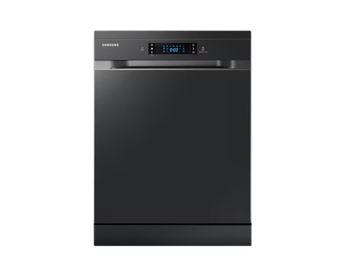 Samsung Freestanding Dishwasher Flexible 3rd Rack 14 Place Setting - Black Stainless