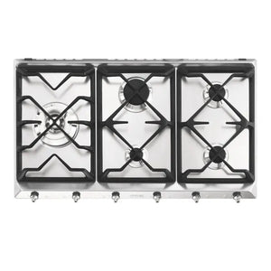 Smeg 89cm 5 Burner Gas Cooktop