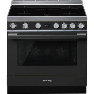 Smeg Portofino 90cm Freestanding Pyrolytic Oven with Induction Cooktop