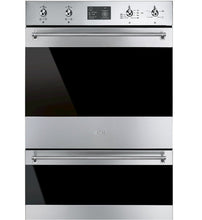 Load image into Gallery viewer, SMEG 60CM PYROLYTIC STAINLESS STEEL DOUBLE BUILT-IN OVEN
