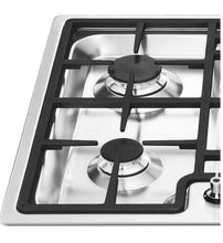 Load image into Gallery viewer, SMEG 75CM STAINLESS STEEL SEMI FLUSH GAS HOB
