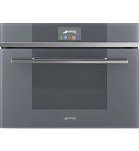 Load image into Gallery viewer, SMEG 45CM LINEA MICROWAVE CONVECTION HALF OVEN
