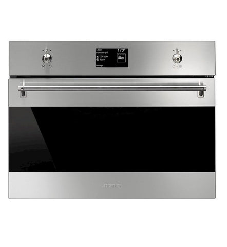 SMEG 45CM CLASSIC CONVECTION HALF MICROWAVE OVEN