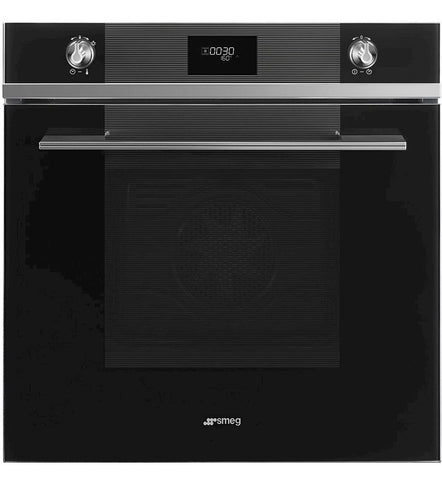 SMEG 60CM LINEA BLACK BUILT-IN OVEN