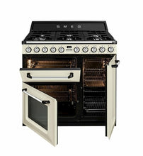 Load image into Gallery viewer, SMEG 90CM VICTORIA FREESTANDING OVEN (CREAM)

